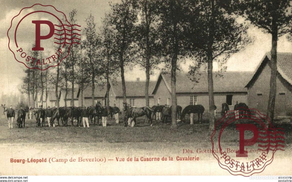 Postales: VUE DE LA CASERNE DE LA CAVALERIE- Camp de BEVERLOO KAMP LEOPOLDSBURG BOURG LEOPOLD WWICOLLECTION