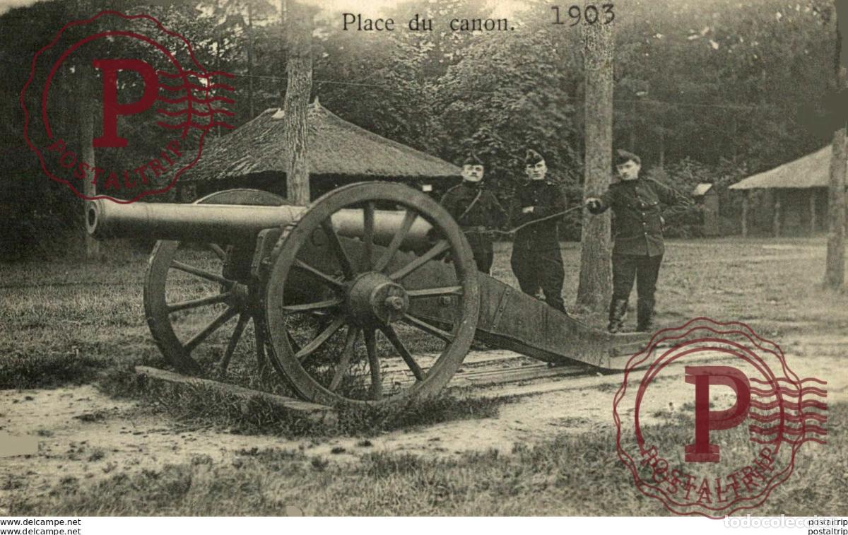 Postales: PLACE DU CANON 1903 - Camp de BEVERLOO KAMP LEOPOLDSBURG BOURG LEOPOLD WWICOLLECTION