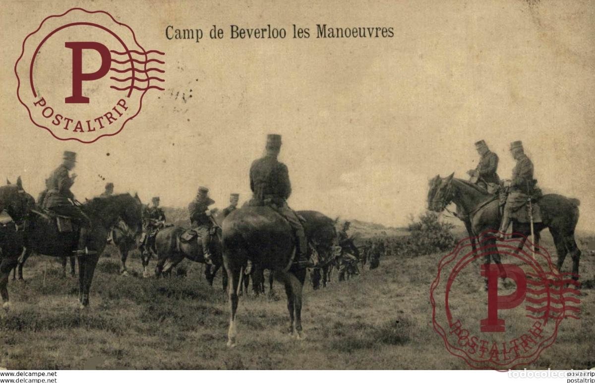 Postales: LES MANOEUVRES - Camp de BEVERLOO KAMP LEOPOLDSBURG BOURG LEOPOLD WWICOLLECTION