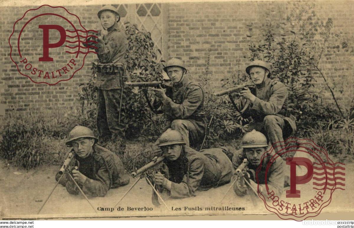 Postales: LES FUSILS MITRAILLEUSES - Camp de BEVERLOO KAMP LEOPOLDSBURG BOURG LEOPOLD WWICOLLECTION
