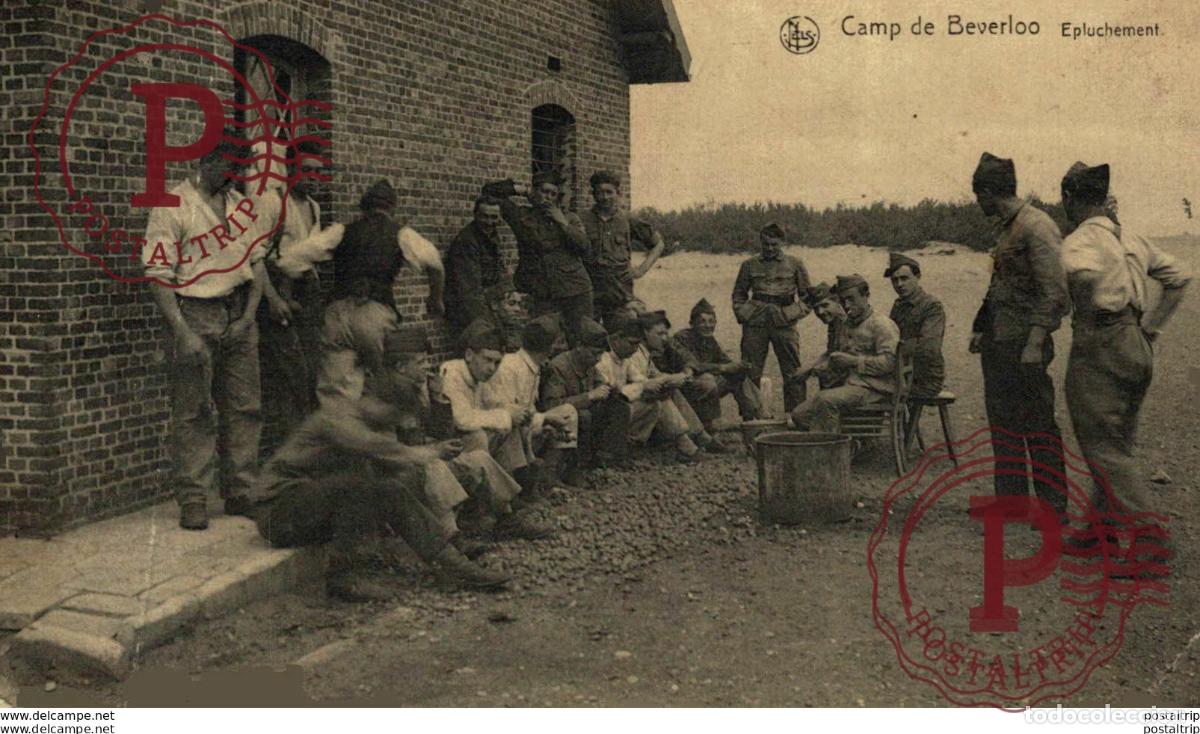 Postcards: EPLUCHEMENT - Camp de BEVERLOO KAMP LEOPOLDSBURG BOURG LEOPOLD WWICOLLECTION