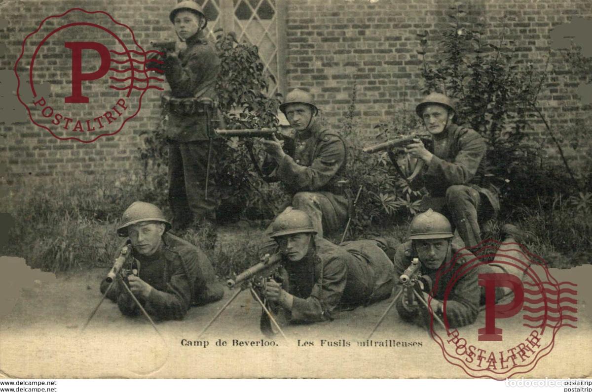 Postcards: LES FUSILS MITRAILLEUSES - Camp de BEVERLOO KAMP LEOPOLDSBURG BOURG LEOPOLD WWICOLLECTION