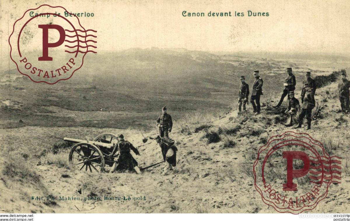 Postcards: CANON DEVANT LES DUNES - Camp de BEVERLOO KAMP LEOPOLDSBURG BOURG LEOPOLD WWICOLLECTION
