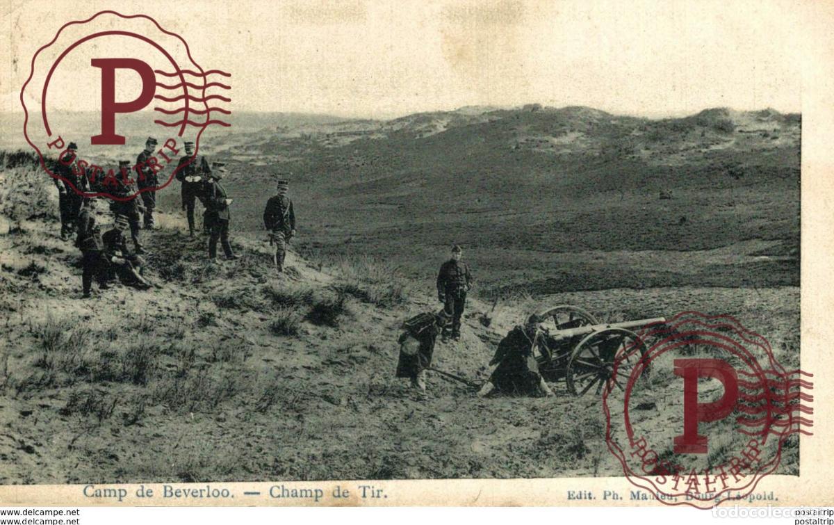 Postcards: CHAMP DE TIR - Camp de BEVERLOO KAMP LEOPOLDSBURG BOURG LEOPOLD WWICOLLECTION