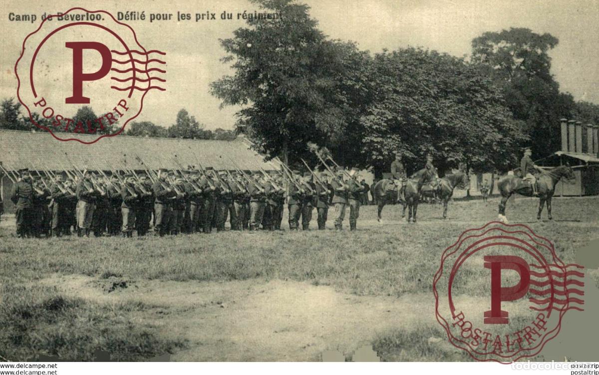 Postcards: D&Eacute;FIL&Eacute; POUR LES PRIX DU R&Eacute;GIMENT - Camp de BEVERLOO KAMP LEOPOLDSBURG BOURG LEOPOLD WWICOLLECTION