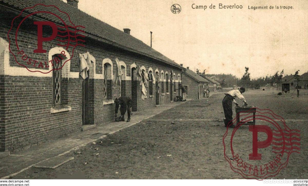 Postcards: LOGEMENT DE LA TROUPE - Camp de BEVERLOO KAMP LEOPOLDSBURG BOURG LEOPOLD WWICOLLECTION