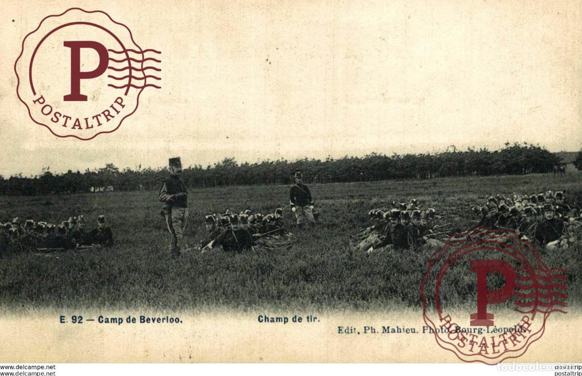 Postcards: CHAMP DE TIR - Camp de BEVERLOO KAMP LEOPOLDSBURG BOURG LEOPOLD WWICOLLECTION