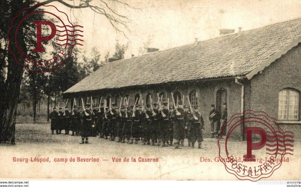 Postcards: VUE DE LA CASERNE - Camp de BEVERLOO KAMP LEOPOLDSBURG BOURG LEOPOLD WWICOLLECTION