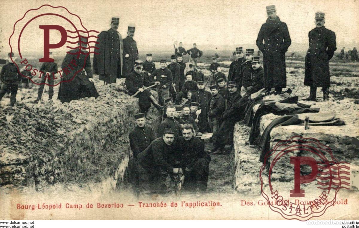 Postcards: TRANCH&Eacute;E DE LAPPLICATION - Camp de BEVERLOO KAMP LEOPOLDSBURG BOURG LEOPOLD WWICOLLECTION