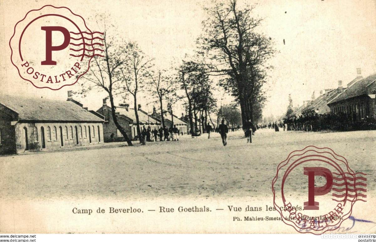 Postcards: RUE GOETHALS, VUE DANS LES CARR&Eacute;S - Camp de BEVERLOO KAMP LEOPOLDSBURG BOURG LEOPOLD WWICOLLECTION