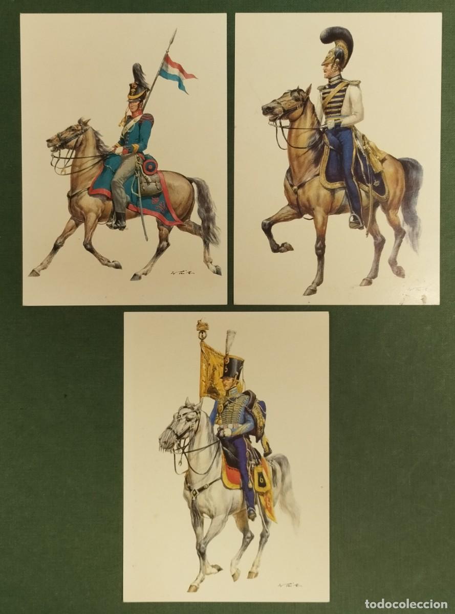 Postales: TRES POSTALES CABALLERIA DE HOLANDA Y SUECIA A&Ntilde;OS 1815-1845 EDICION ALEMANA MILITAR