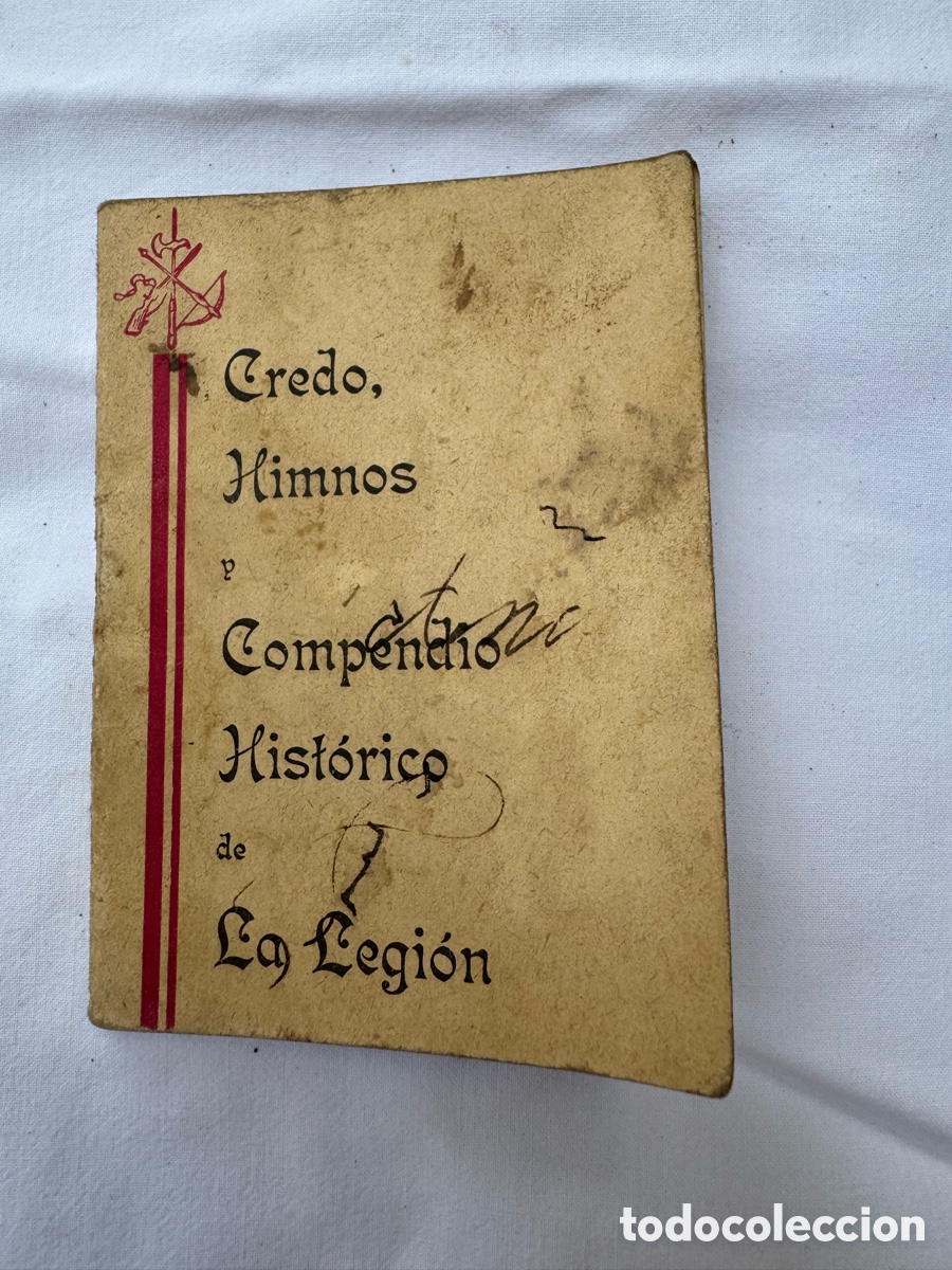 Postales: Credo, Himnos y Compendio Hist&oacute;rico de La Legi&oacute;n | Libreto Antiguo