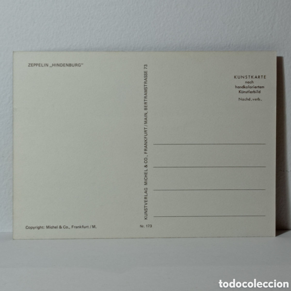Postales: ZEPPELIN, HINDENBURG - Foto 2