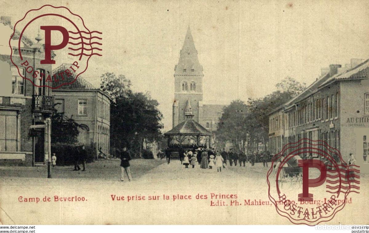 Postais: VUE PRISE SUR LA PLACE DES PRINCES - Camp de BEVERLOO KAMP LEOPOLDSBURG BOURG LEOPOLD WWICOLLECTION