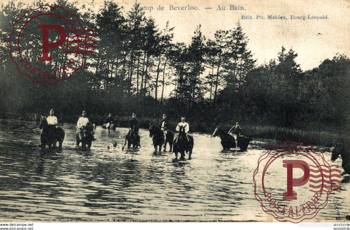 Postales: AU BAIN. Camp de BEVERLOO KAMP LEOPOLDSBURG BOURG LEOPOLD WWICOLLECTIO