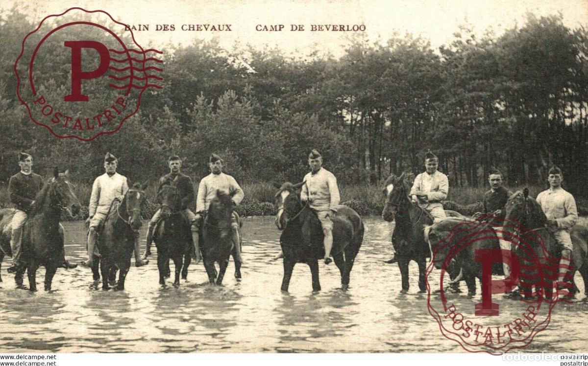 Postales: BAIN DES CHEVAUX. Camp de BEVERLOO KAMP LEOPOLDSBURG BOURG LEOPOLD WWICOLLECTIO