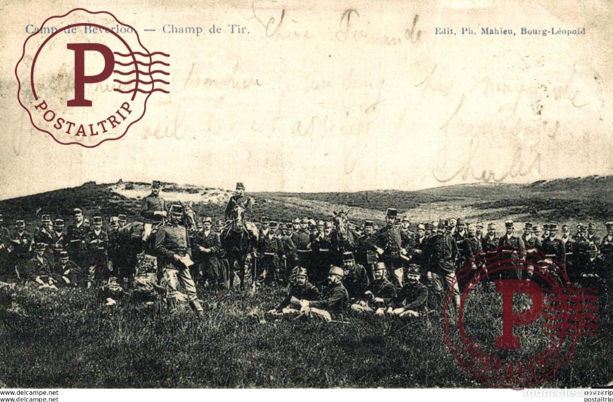 Postales: CHAMP DE TIR. Camp de BEVERLOO KAMP LEOPOLDSBURG BOURG LEOPOLD WWICOLLECTIO