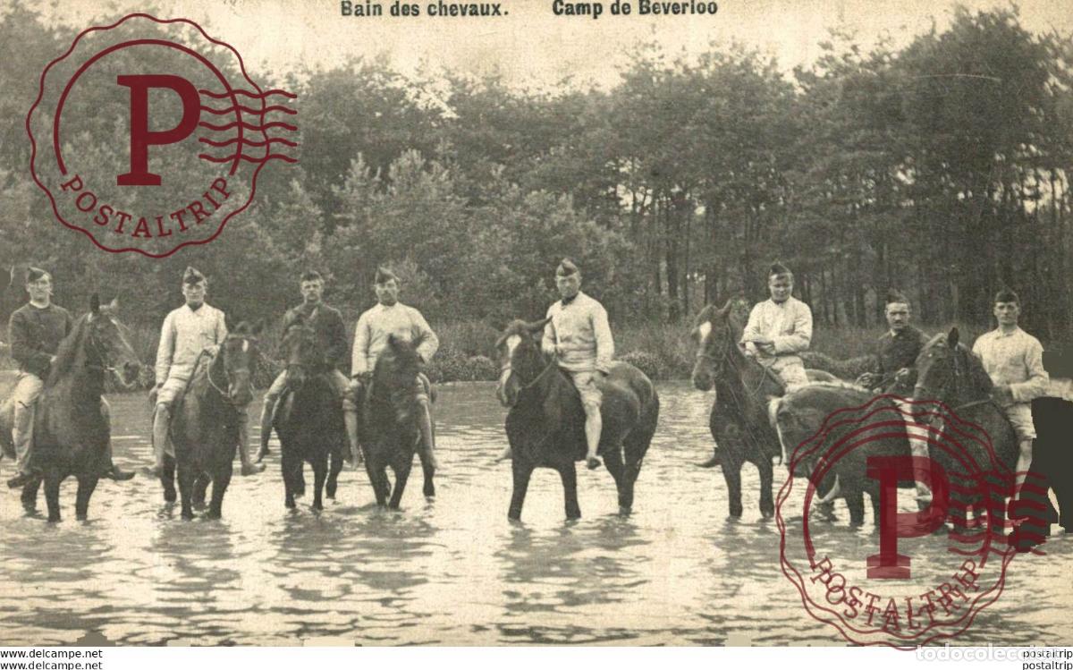 Postales: BAIN DES CHEVAUX. Camp de BEVERLOO KAMP LEOPOLDSBURG BOURG LEOPOLD WWICOLLECTIO