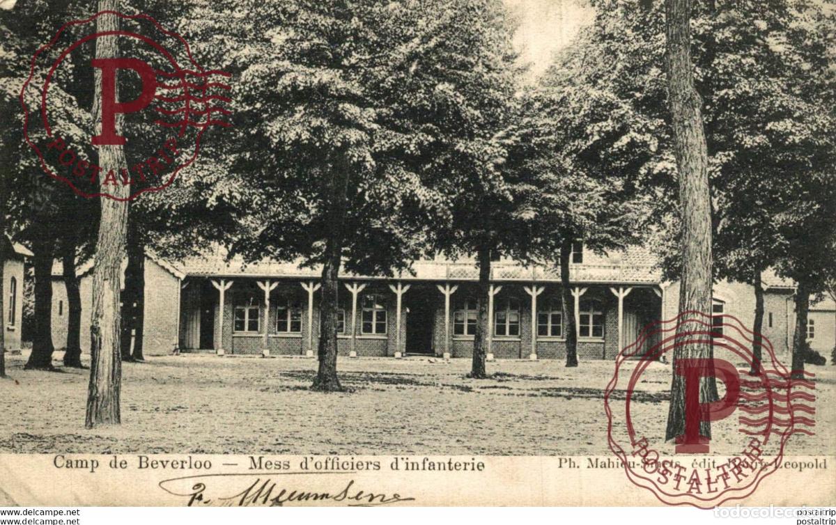 Postales: MESS DOFFICIERS DINFANTERIE. Camp de BEVERLOO KAMP LEOPOLDSBURG BOURG LEOPOLD WWICOLLECTIO