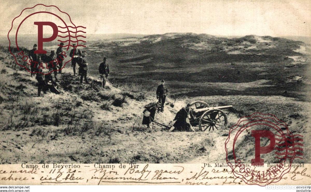 Postcards: CHAMP DE TIR. Camp de BEVERLOO KAMP LEOPOLDSBURG BOURG LEOPOLD WWICOLLECTIO