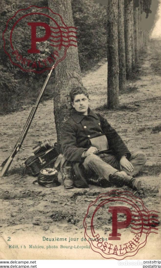Cartes Postales: DEUXI&Egrave;ME JOUR DE MARCHE. Camp de BEVERLOO KAMP LEOPOLDSBURG BOURG LEOPOLD WWICOLLECTIO