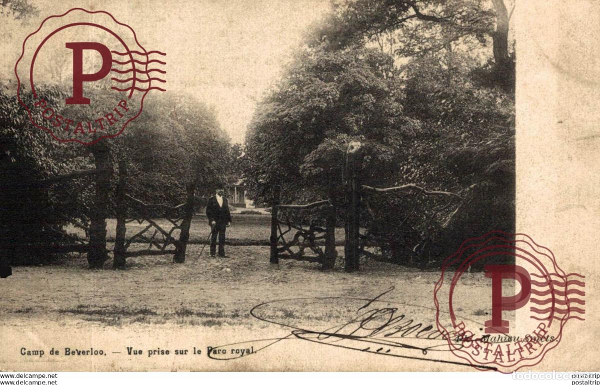 Postales: VUE PRISE SUR LE PARC ROYAL. Camp de BEVERLOO KAMP LEOPOLDSBURG BOURG LEOPOLD WWICOLLECTIO