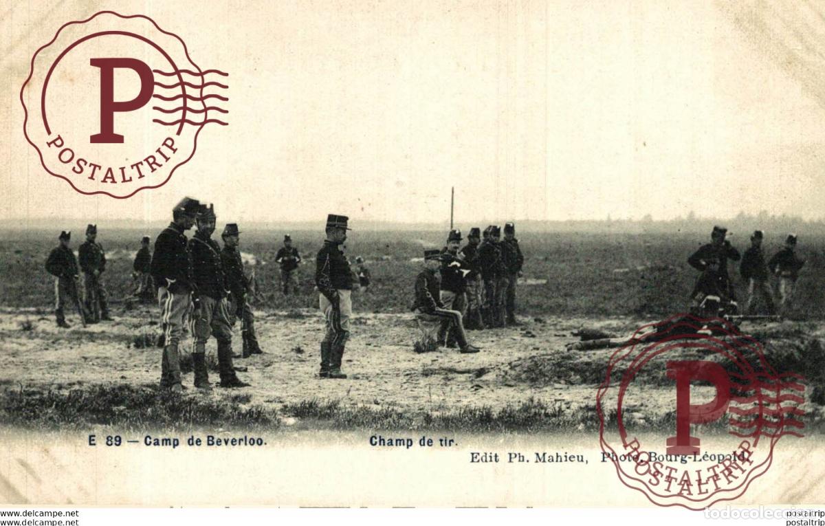 Postales: CHAMP DE TIR. Camp de BEVERLOO KAMP LEOPOLDSBURG BOURG LEOPOLD WWICOLLECTIO