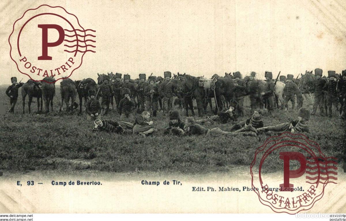 Postales: CHAMP DE TIR. Camp de BEVERLOO KAMP LEOPOLDSBURG BOURG LEOPOLD WWICOLLECTIO