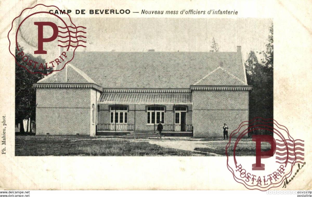 Postcards: NOUVEAU MESS DOFFICIERS DINFANTERIE. Camp de BEVERLOO KAMP LEOPOLDSBURG BOURG LEOPOLD WWICOLLECTIO