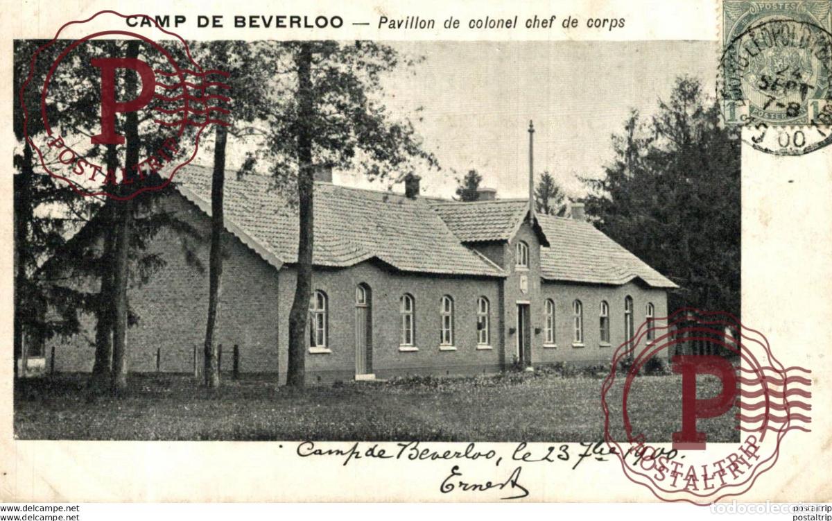 Postcards: PAVILLON DE COLONEL CHEF DE CORPS. Camp de BEVERLOO KAMP LEOPOLDSBURG BOURG LEOPOLD WWICOLLECTIO