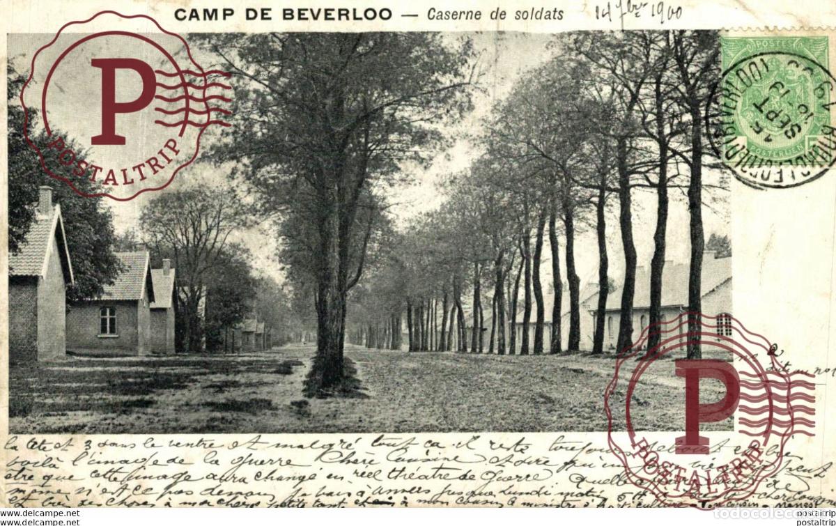 Postcards: CASERNE DE SOLDATS. Camp de BEVERLOO KAMP LEOPOLDSBURG BOURG LEOPOLD WWICOLLECTIO