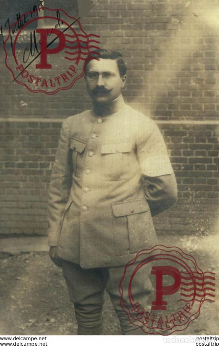 Postcards: SERG KUPFERLE HIMSELF CARTE PHOTO Gepr&uuml;ft Kriegs Gefangenenlager STUTTGART Camp Prisonniers de Guerr