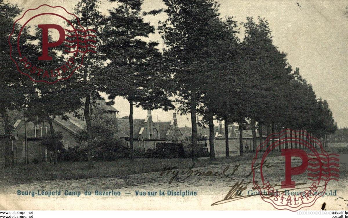 Postales: VUE SUR LA DISCIPLINE. Camp de BEVERLOO KAMP LEOPOLDSBURG BOURG LEOPOLD WWICOLLECTION