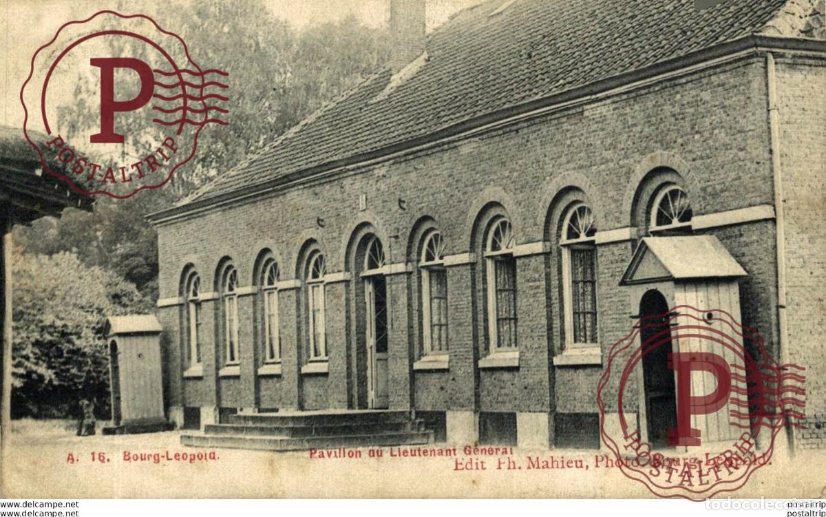 Postales: PAVILLON DU LIEUTENANT G&Eacute;N&Eacute;RAL. Camp de BEVERLOO KAMP LEOPOLDSBURG BOURG LEOPOLD WWICOLLECTION