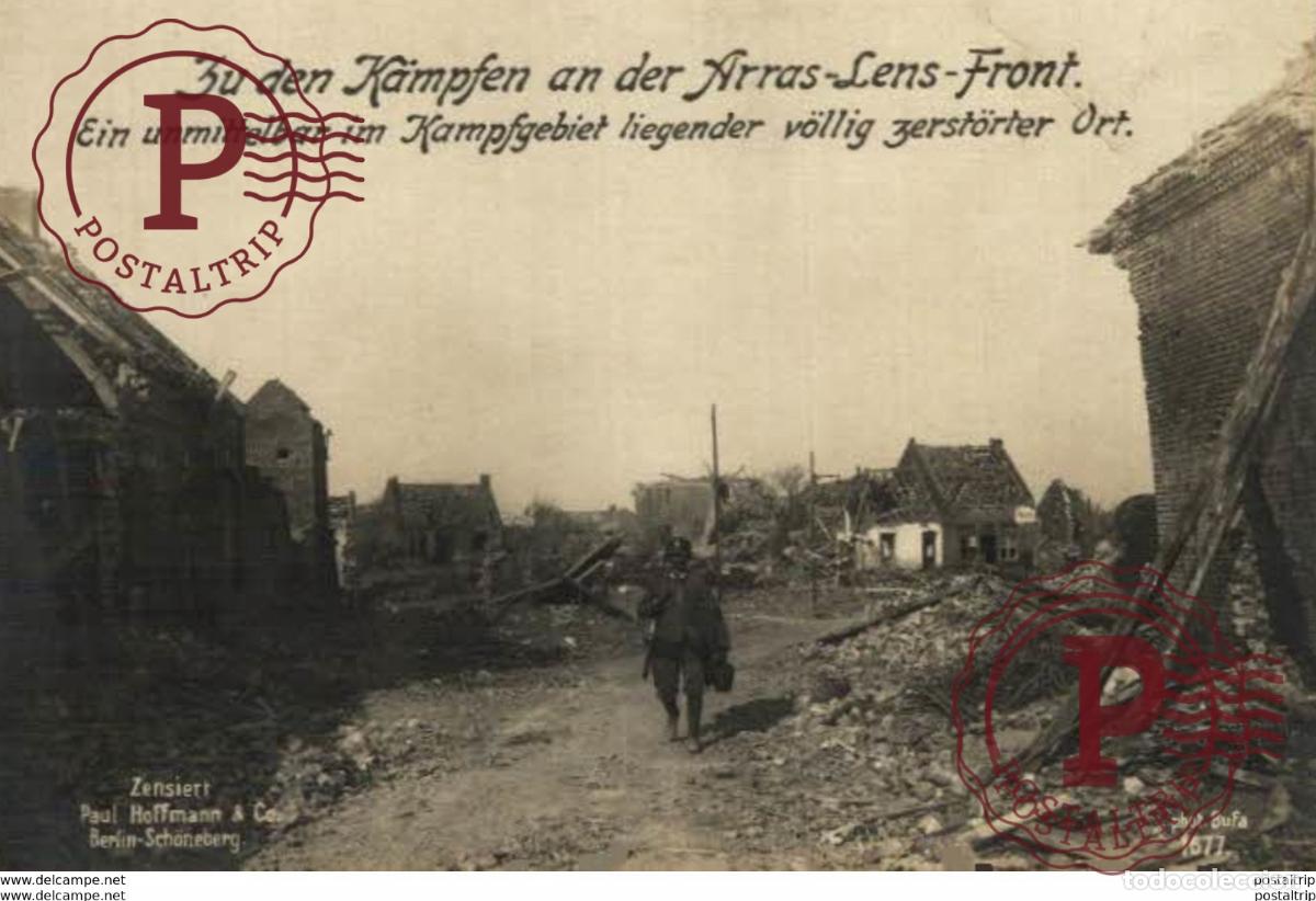 Postales: RPPC KAMPFEN ARRAS LENS FRONT 17*12cm 191415 WWI WWICOLLECTION