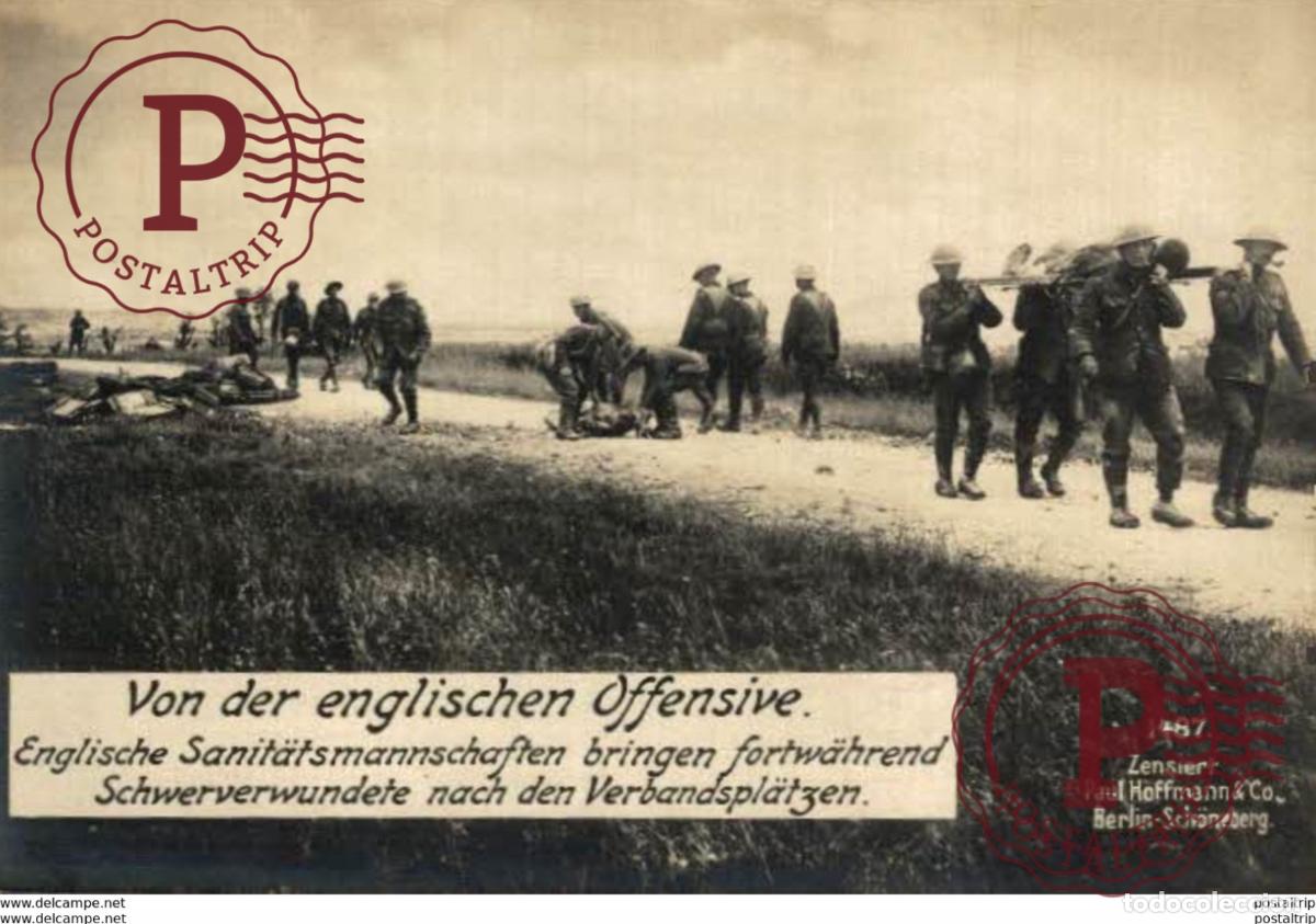 Postales: RPPC CARTE PHOTO 17*12cm. Von der englischen offensive. Paul Hoffmann 191415 WWI WWICOLLECTION