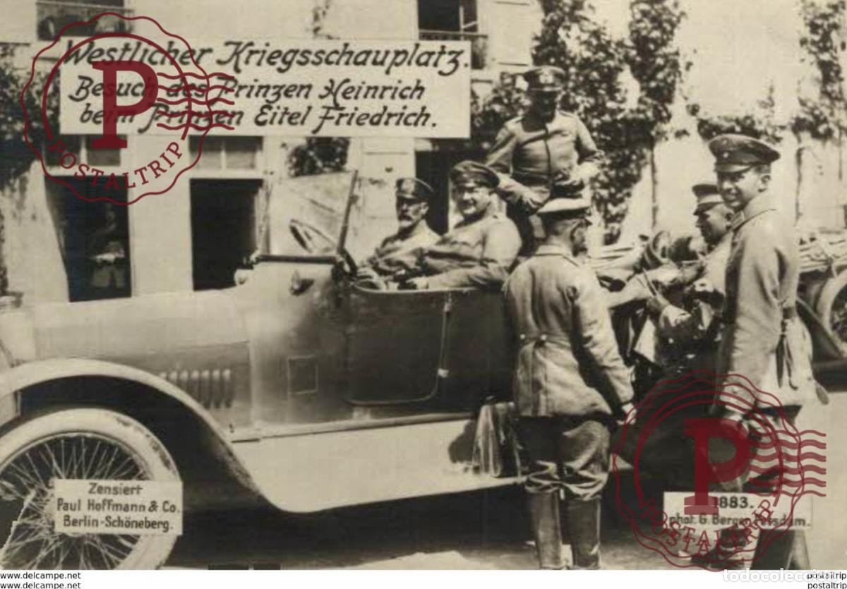 Postales: RPPC CARTE PHOTO 17*12cm. Westlicher Kriegsschauplatz. Paul Hoffmann 191415 WWI WWICOLLECTION