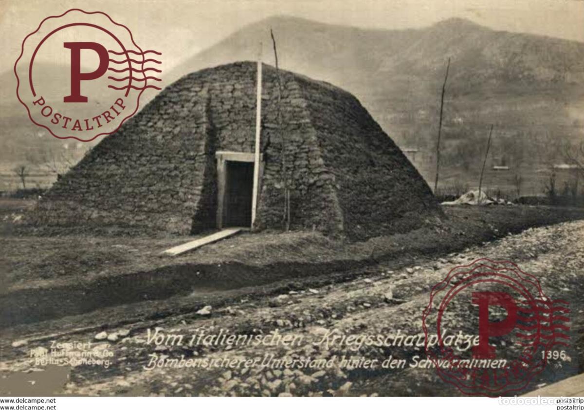 Postales: RPPC CARTE PHOTO 17*12cm. Vom italienischen Kriegsschauplatze. Paul Hoffmann 191415 WWI WWICOLLECT