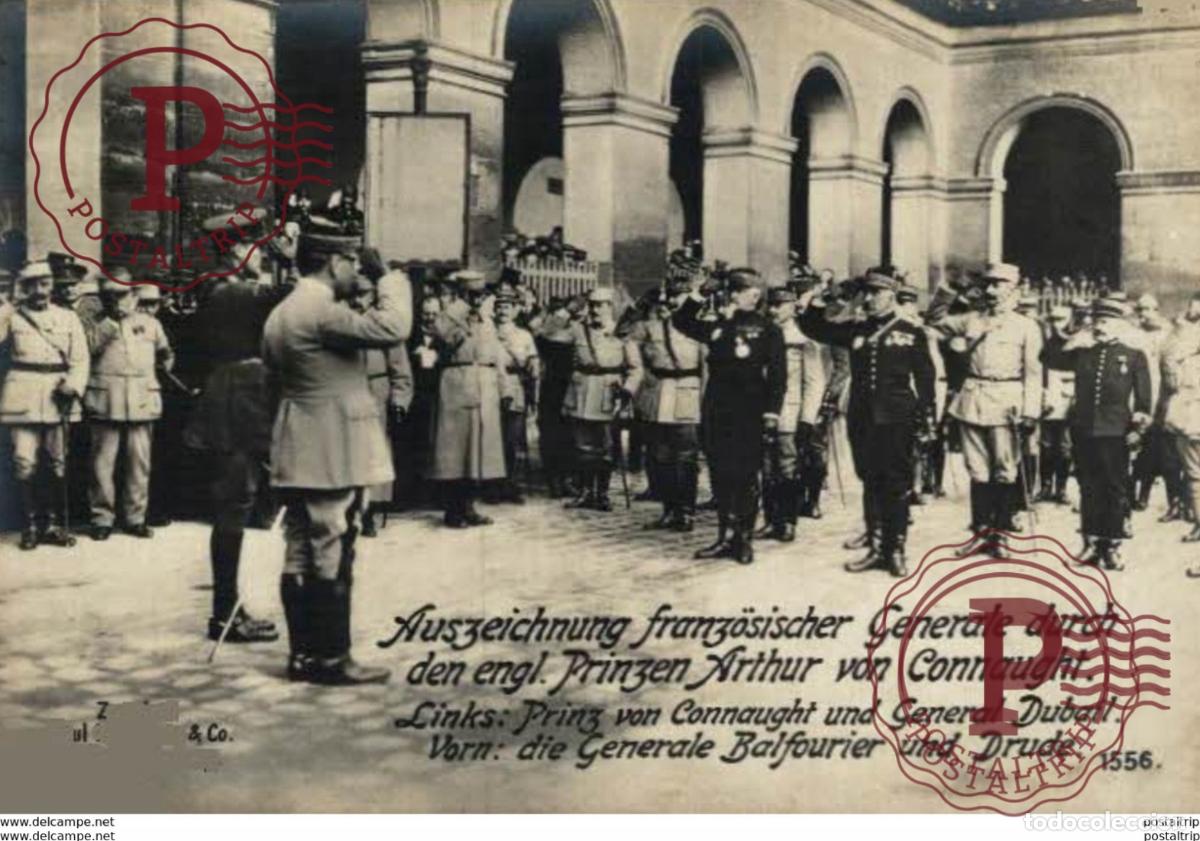 Postales: RPPC CARTE PHOTO 17*12cm. Prizen Arthur von Connaught. Paul Hoffmann 191415 WWI WWICOLLECTION