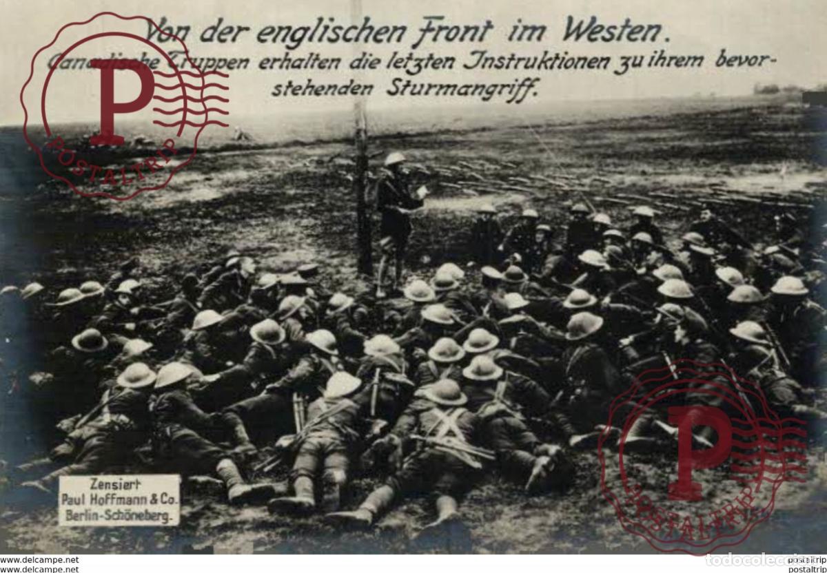 Postales: RPPC CARTE PHOTO 17*12cm. Von der englischen front im Westen. Paul Hoffmann 191415 WWI WWICOLLECTI