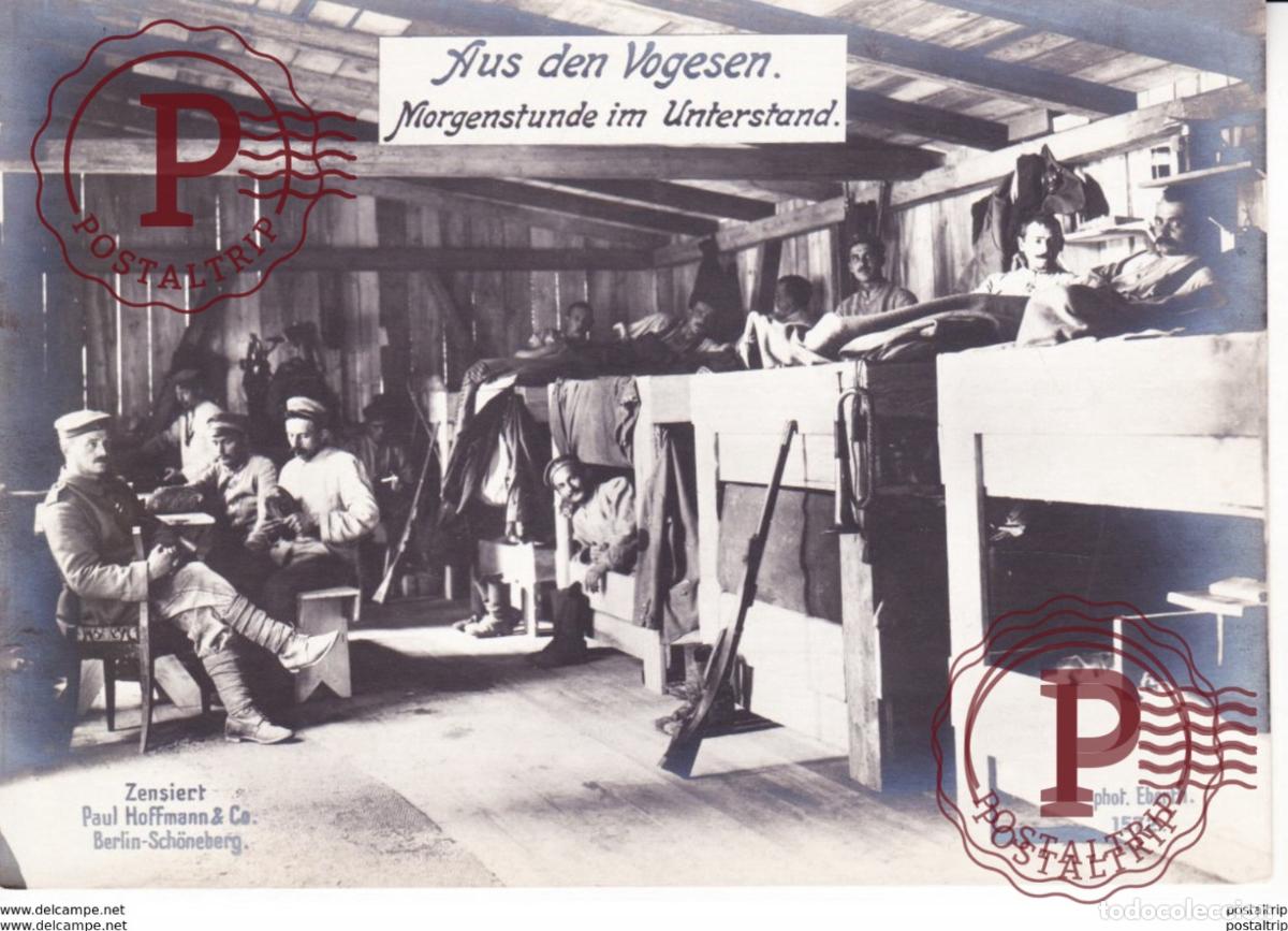 Postales: RPPC CARTE PHOTO 17*12cm.Aus den Vogesen. Paul Hoffmann 191415 WWI WWICOLLECTION