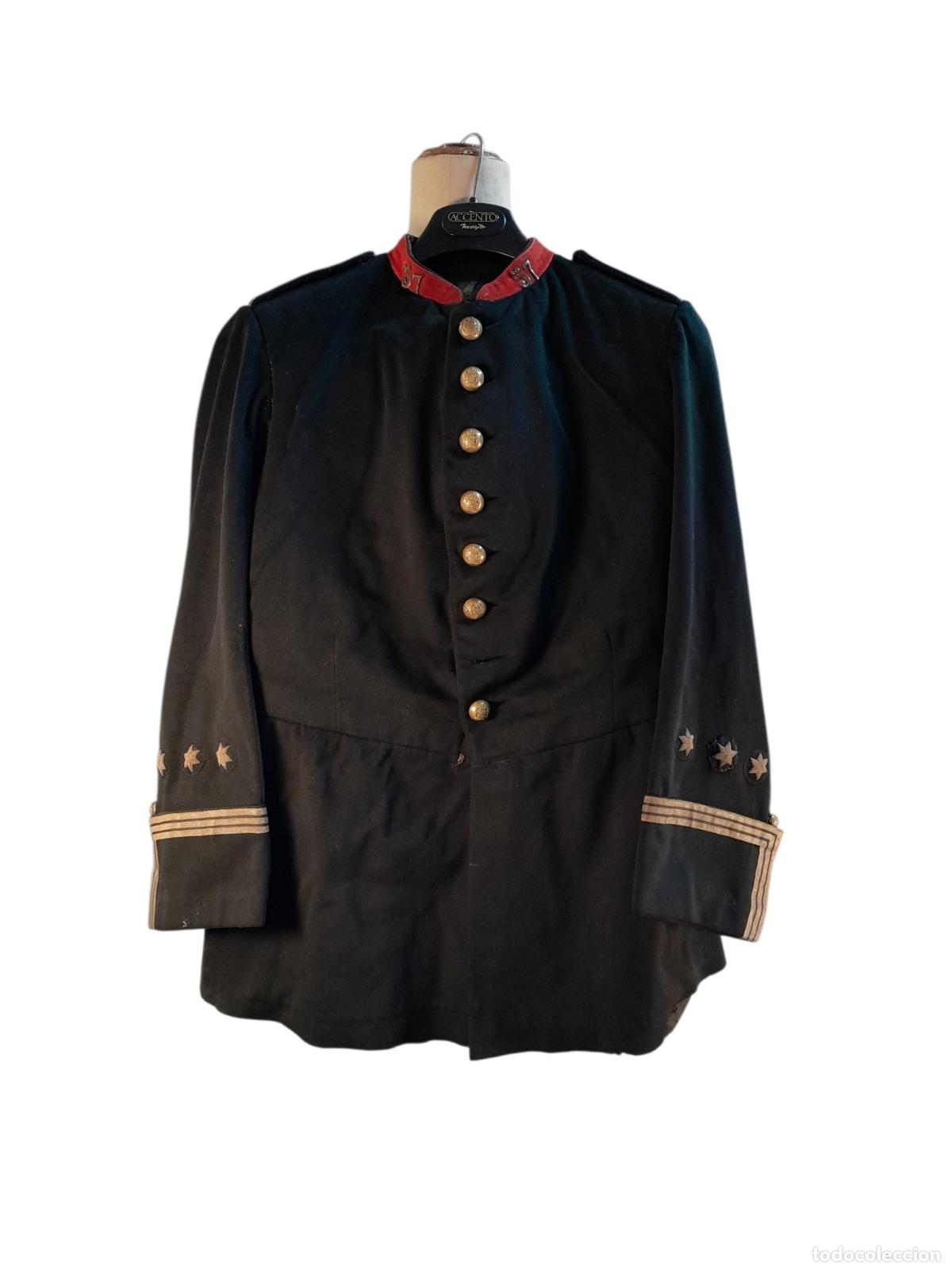 Postales: CHAQUETA DE UNIFORME DE GALA DEL EJ&Eacute;RCITO ESPA&Ntilde;OL, MODELO 1886. SIGLO XIX