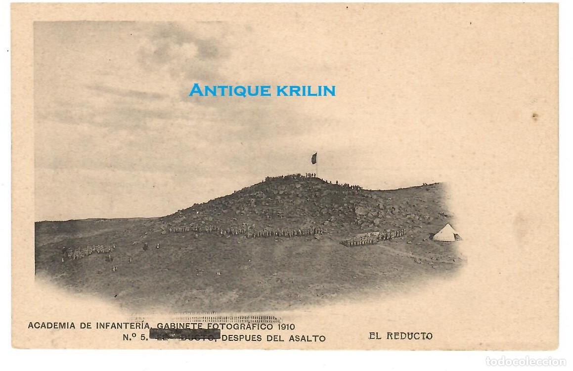 Postales: ACADEMIA DE INFANTERIA 1910 N&ordm; 5 DESPUES DEL ASALTO / HAUSER MENET / SIN FRANQUEAR
