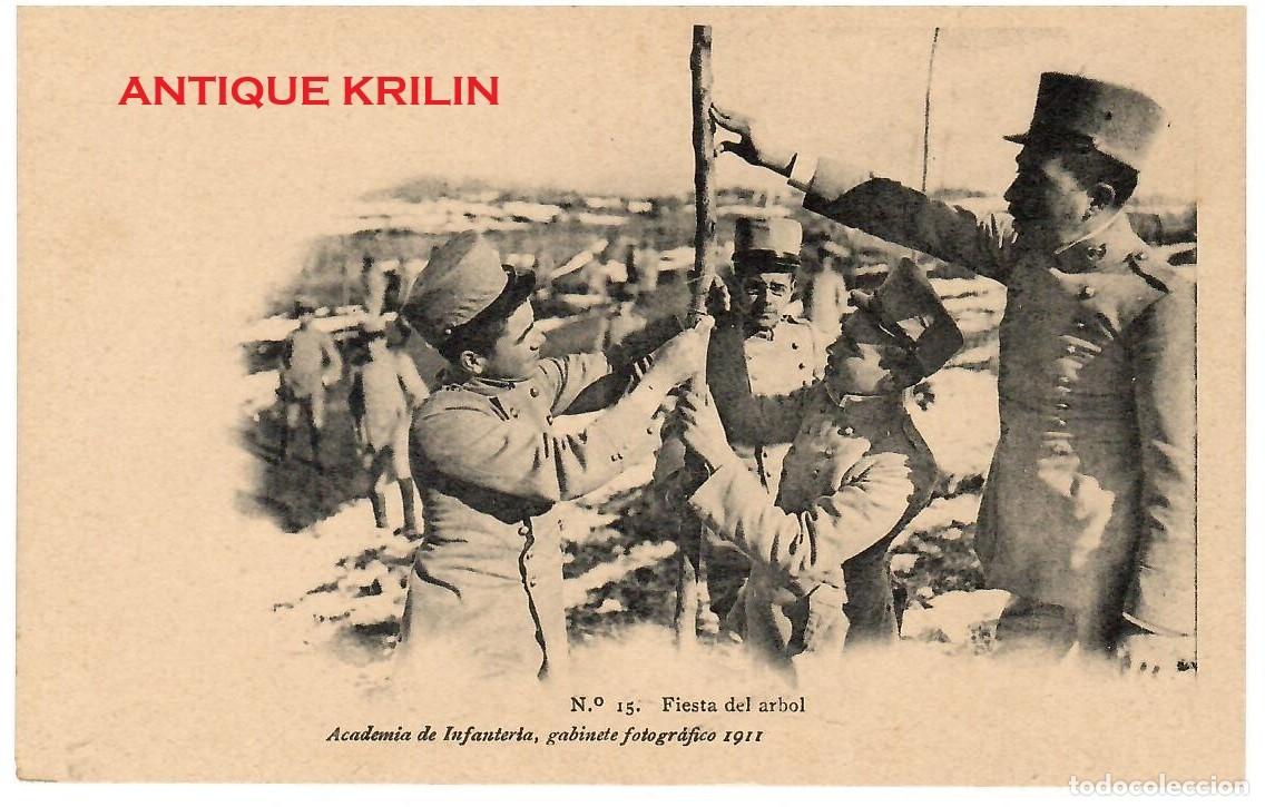 Postales: ACADEMIA DE INFANTERIA 1911 N&ordm; 15 FIESTA DEL ARBOL / HAUSER MENET