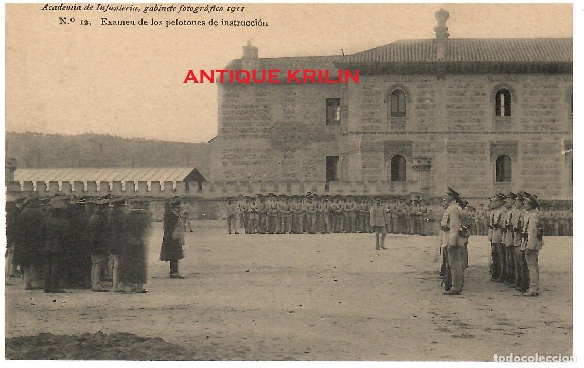 Postales: ACADEMIA DE INFANTERIA 1911 N&ordm; 12 EXAMEN PELOTONES DE INSTRUCCION / HAUSER MENET