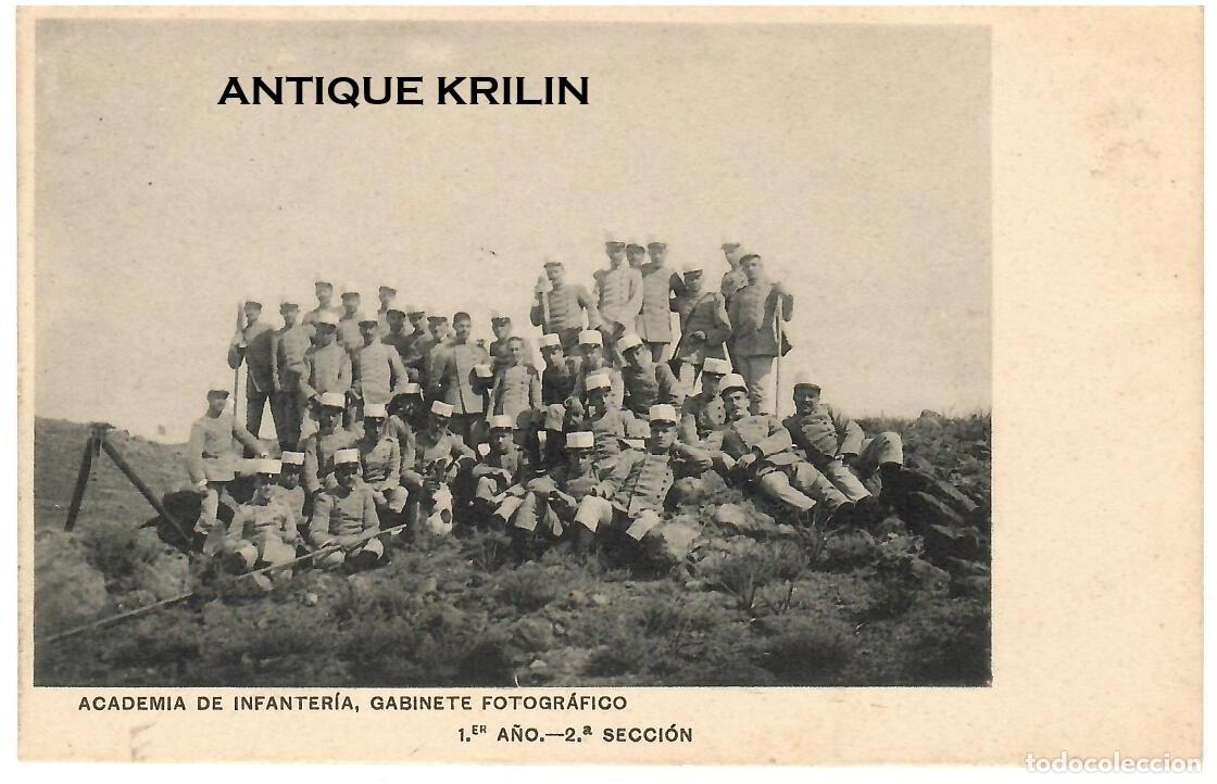 Postales: ACADEMIA DE INFANTERIA TOLEDO 1ER A&Ntilde;O , 2&ordf; SECCION / HAUSER MENET / SIN FRANQUEAR