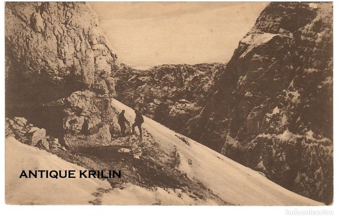 Postales: EJERCITO AUSTRO-HUNGARO / PUESTO EN LOS ALPES DEL TIROL / SIN FRANQUEAR