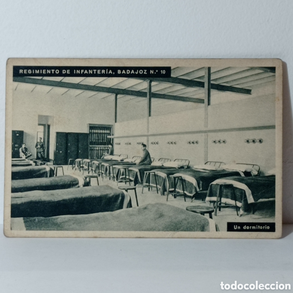 Postales: REGIMIENTO DE INFANTER&Iacute;A, BADAJOZ N.10 UN DORMITORIO