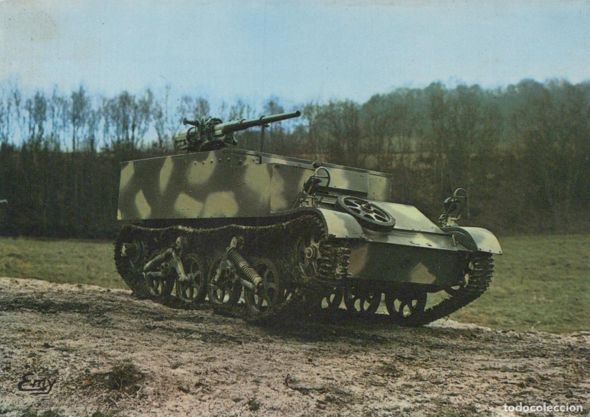 Postales: France Cleres Chenillette Bren Gun Carrier 1942 Militaire Unposted *YAF307