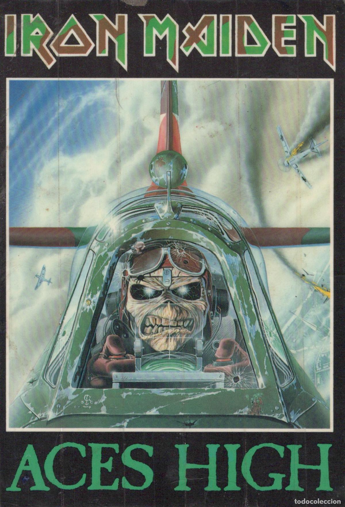Postales: France Vienne Art Musicale Iron Maiden Aces High Eddie Pilote Avions *YAG366